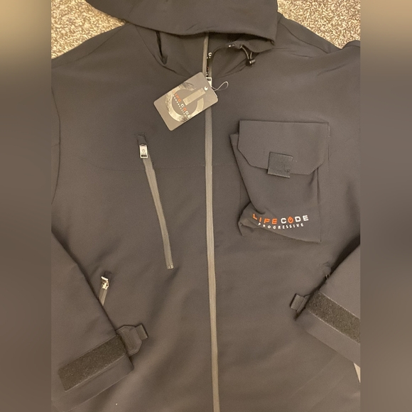 Life Code Progressive Men’s Black Utility Pockets Full-Zip Jacket Size XL - Picture 11 of 11